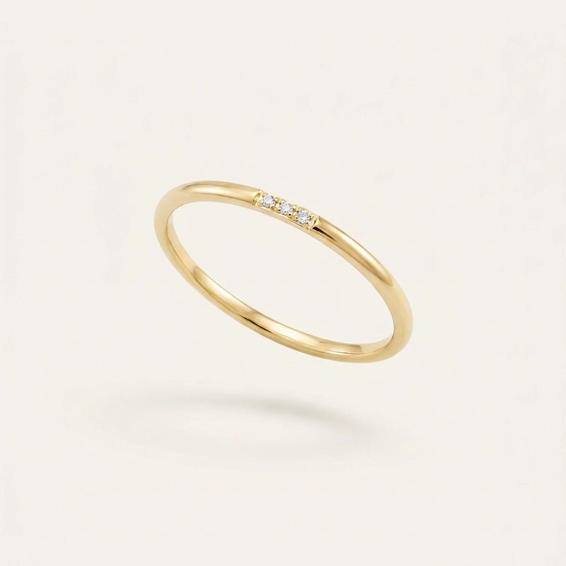 Dainty Diamonds Stacking Ring