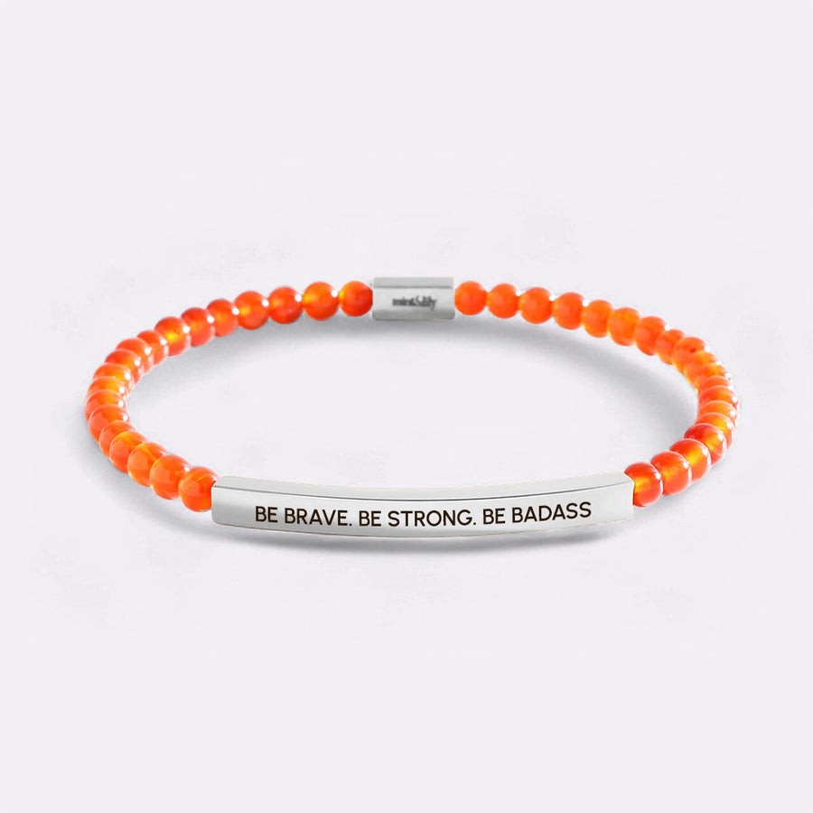 Forever in My Heart Silver + Carnelian variant