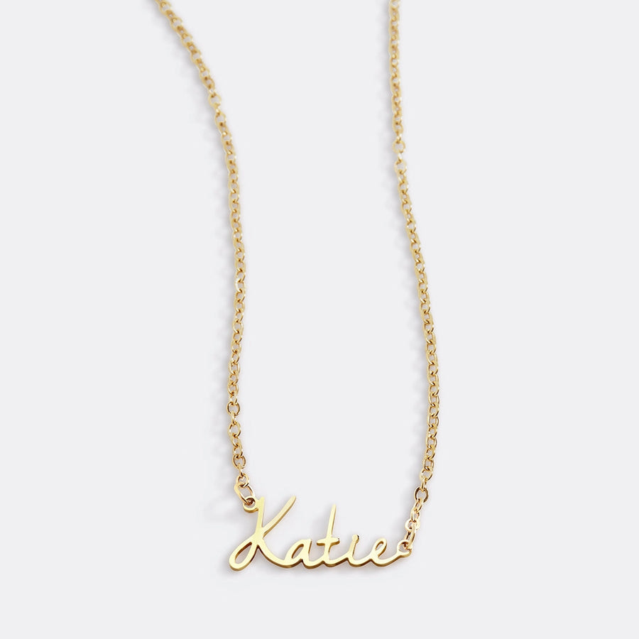 Fairy Name Necklace — Gold