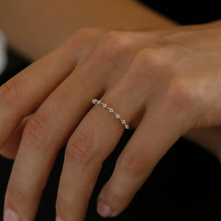 Ultra Thin Floating Eternity Ring — lifestyle