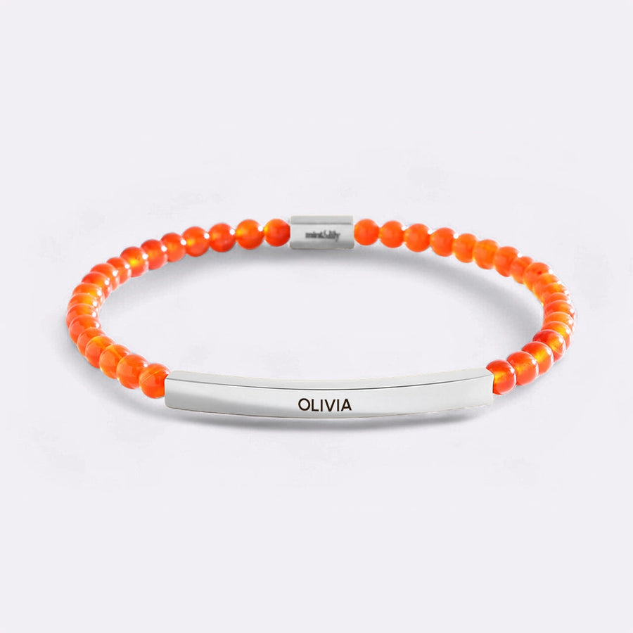 Your Words Silver + Carnelian variant