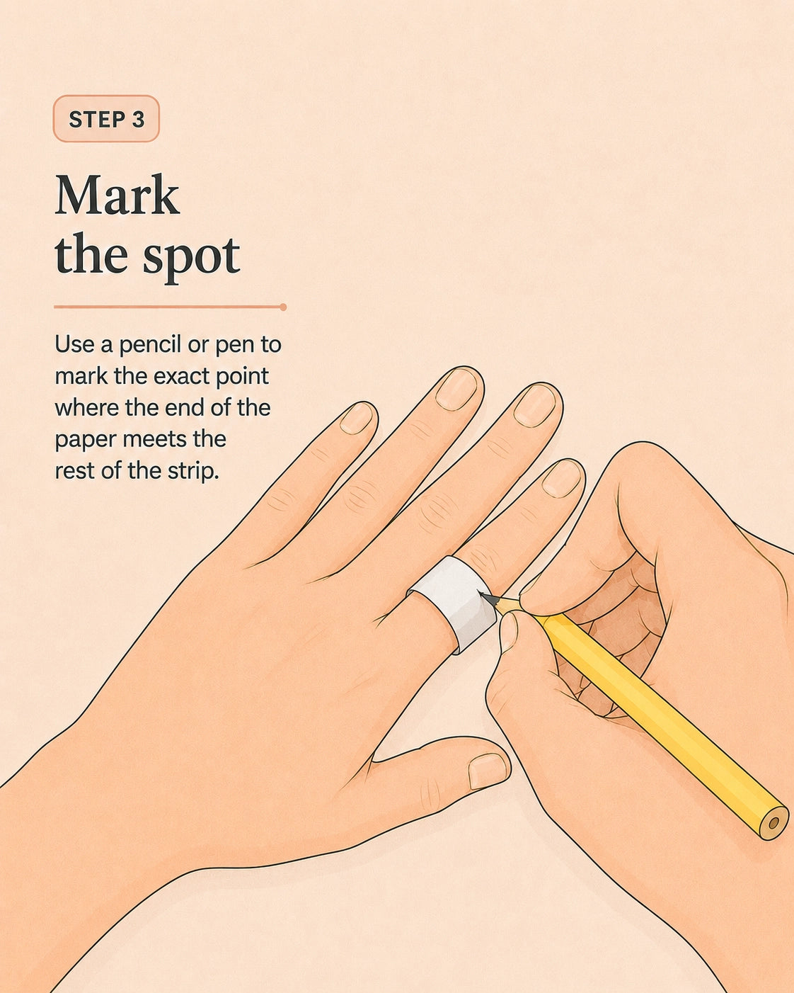Step 3 — Mark the spot